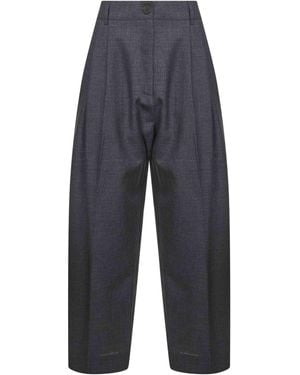Studio Nicholson Melange Wool Acuna Pants - Blue