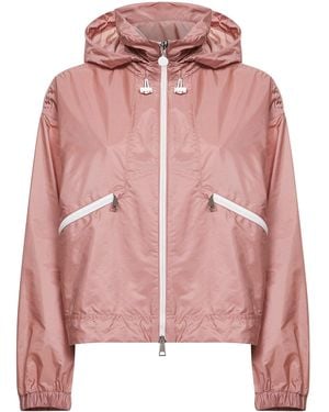 Moncler Marmacy Hooded Waterproof Jacket - Pink