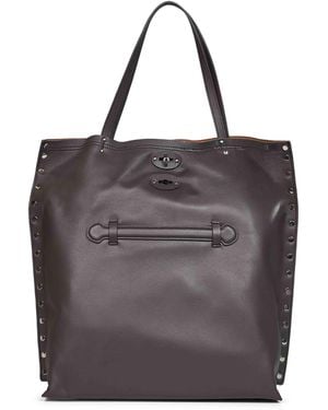 Zanellato Marengo A'Spasso Medium Tote Bag - Gray