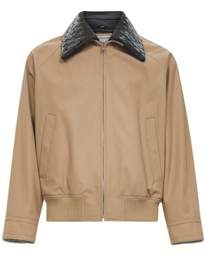 Bottega Veneta Cotton Twill Blouson - Natural