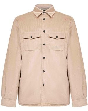MC2 Saint Barth Corduroy Chalet Shirt Jacket - Natural