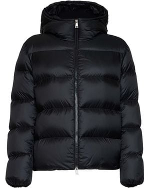 Moncler Feligule Short Hooded Down Jacket<Br - Black