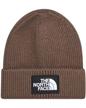 The North Face Tnf Box Logo Beanie - Brown