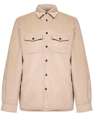 MC2 Saint Barth Corduroy Chalet Shirt Jacket - Natural