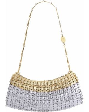 Rabanne And Light 1969 Skyline Clutch With Shoulder Strap - White