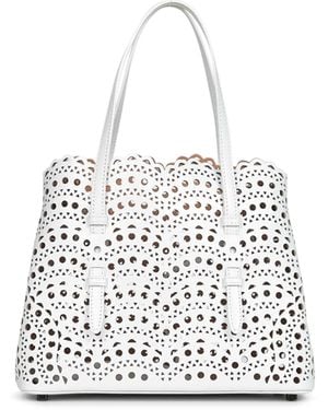 Alaïa Mina 25 Handbag - White