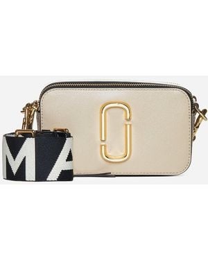 Marc Jacobs The Snapshot Leather Camera Bag - Natural