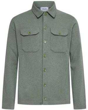 D 40 Cashmere Shirt Jacket - Green