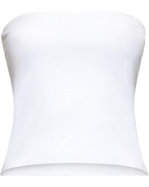 Brunello Cucinelli Jersey Bandeau Top - White