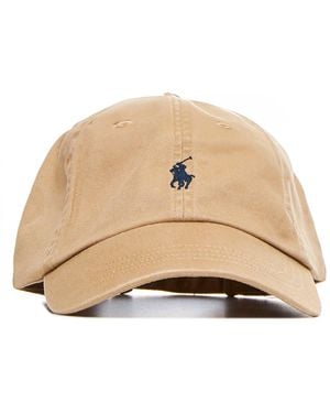 Polo Ralph Lauren Baseball Cap With Logo - Natural