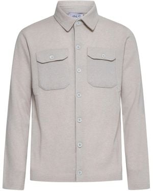 D 40 Cashmere Shirt Jacket - Gray