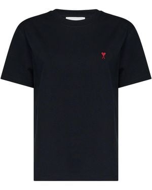 Ami Paris T-Shirt Ami De Cœur - Nero