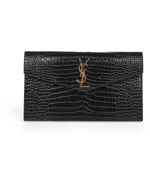 Saint Laurent Uptown Clutch Bag - Black