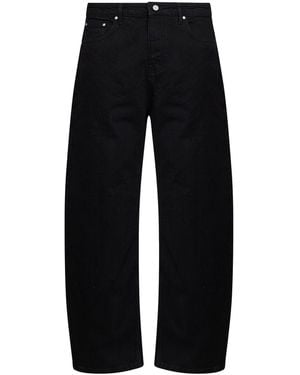Represent Cotton Denim R5 Curved-Leg Jeans - Black