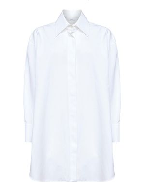 Givenchy Poplin Asymmetric Shirt - White