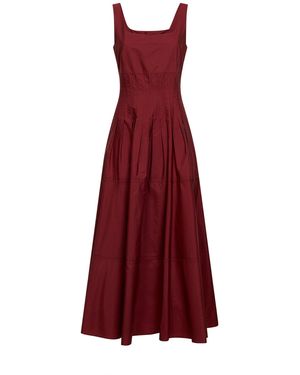 delmara dress in brick red Red Delmara Cowl Maxi Dress