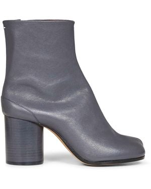 Maison Margiela Nappa Leather Tabi Ankle Boots - Gray