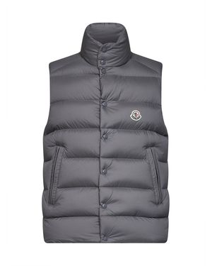 Moncler Tibb Padded Vest - Grey