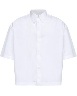 Studio Nicholson Poplin Sanko Boxy Shirt - White
