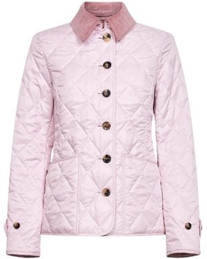 Burberry Nylon Quilted Jacket - Pink