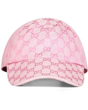 Gucci Light Gg Canvas Baseball Cap - Pink