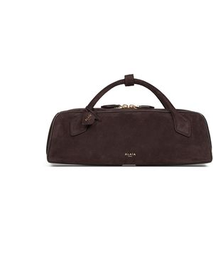 Alaïa Top Handle Bag Le Teckel Dark - Brown