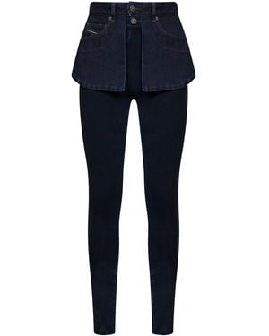 DIESEL Denim D-Spika-Fsj2 Mid-Rise Skinny Jeans - Blue