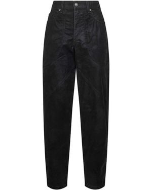 Isabel Marant Vintage Faux Leather Kelvina Trousers - Black