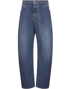 【Alaia】ラウンドジーンズ ALAÏA High Waisted Round Jeans in Denim | ALAÏA US