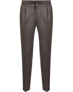 Tagliatore Wool Blend Newman Trousers - Grey