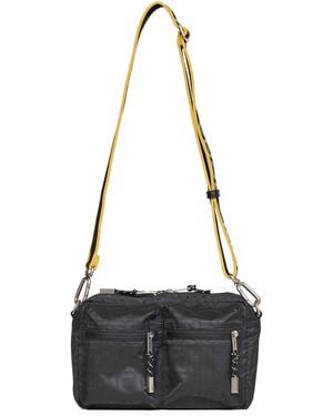 Fendi Borsa A Tracolla Con Motivo Ff Zucca - Nero