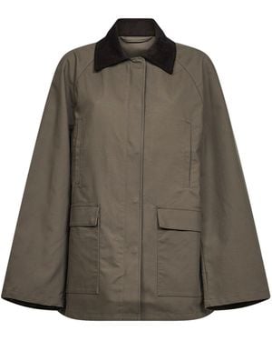 TOTEME Khaki Cotton Summer Country Jacket - Brown