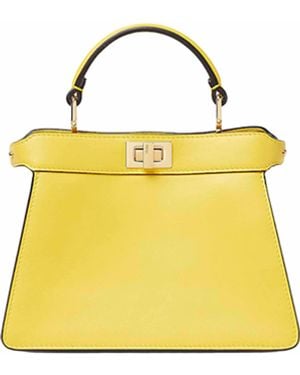 Fendi Broom Peekaboo Iseeu Petite Bag - Yellow