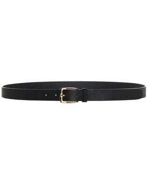 D 40 Saffiano Leather Belt - White