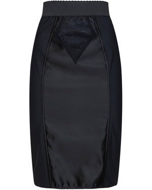 Dolce & Gabbana Pencil Midi Skirt - Black