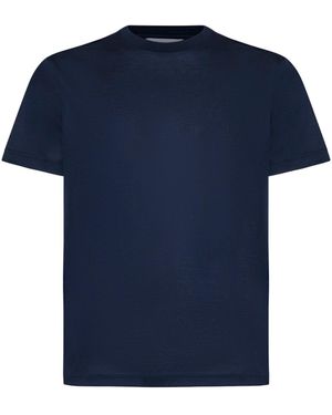 D 40 Lisle T-Shirt - Blue