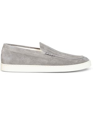 Brunello Cucinelli Loafer Trainers Suede - White