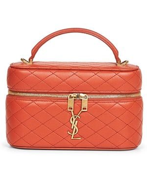 Saint Laurent Borsa Vanity Con Tracolla Gaby - Arancione