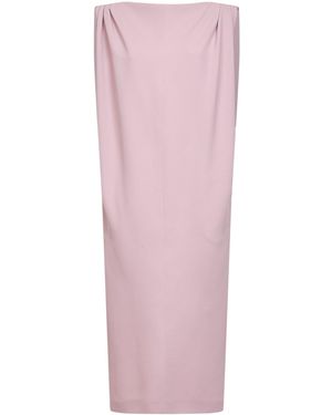 green emerald velvet dress Dusty Pink Strapless Sequins Evening Dress Long Slit On Sale
