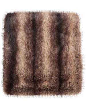 Blanca Vita Faux Fur Stole - Brown