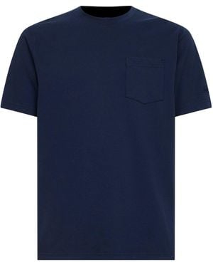 MC2 Saint Barth Stretch Cotton Pique Bakewell T-Shirt - Blue
