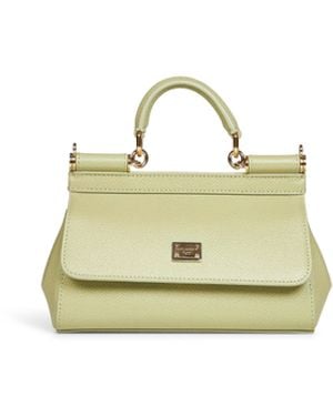 Dolce & Gabbana Sage Small Sicily Handbag - Metallic