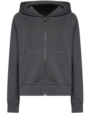 Max Mara Dark Smmmarea Zip-Up Hoodie - Grey