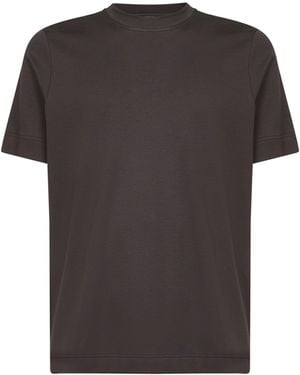 D 40 Cotton Jersey T-Shirt - Grey