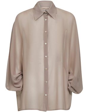 Blanca Vita Camicia Cucumber - Marrone