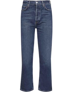 Agolde Denim 90's Pinch Waist Crop Jeans - Blue