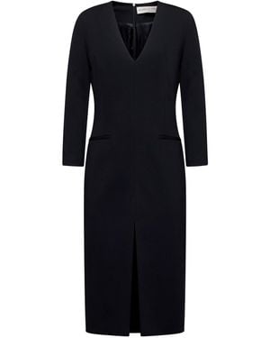 Blanca Vita Stretch Jersey Ajana Midi Dress - Black