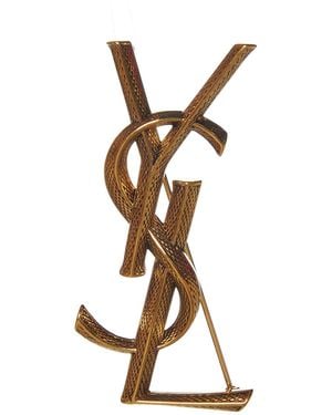 Saint Laurent Brooch Opyum - White