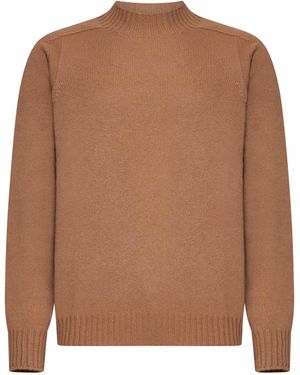 D 40 D4.0 Crew Neck Jumper - Brown