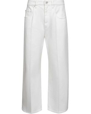 Brunello Cucinelli Denim Contemporary Square Jeans - White